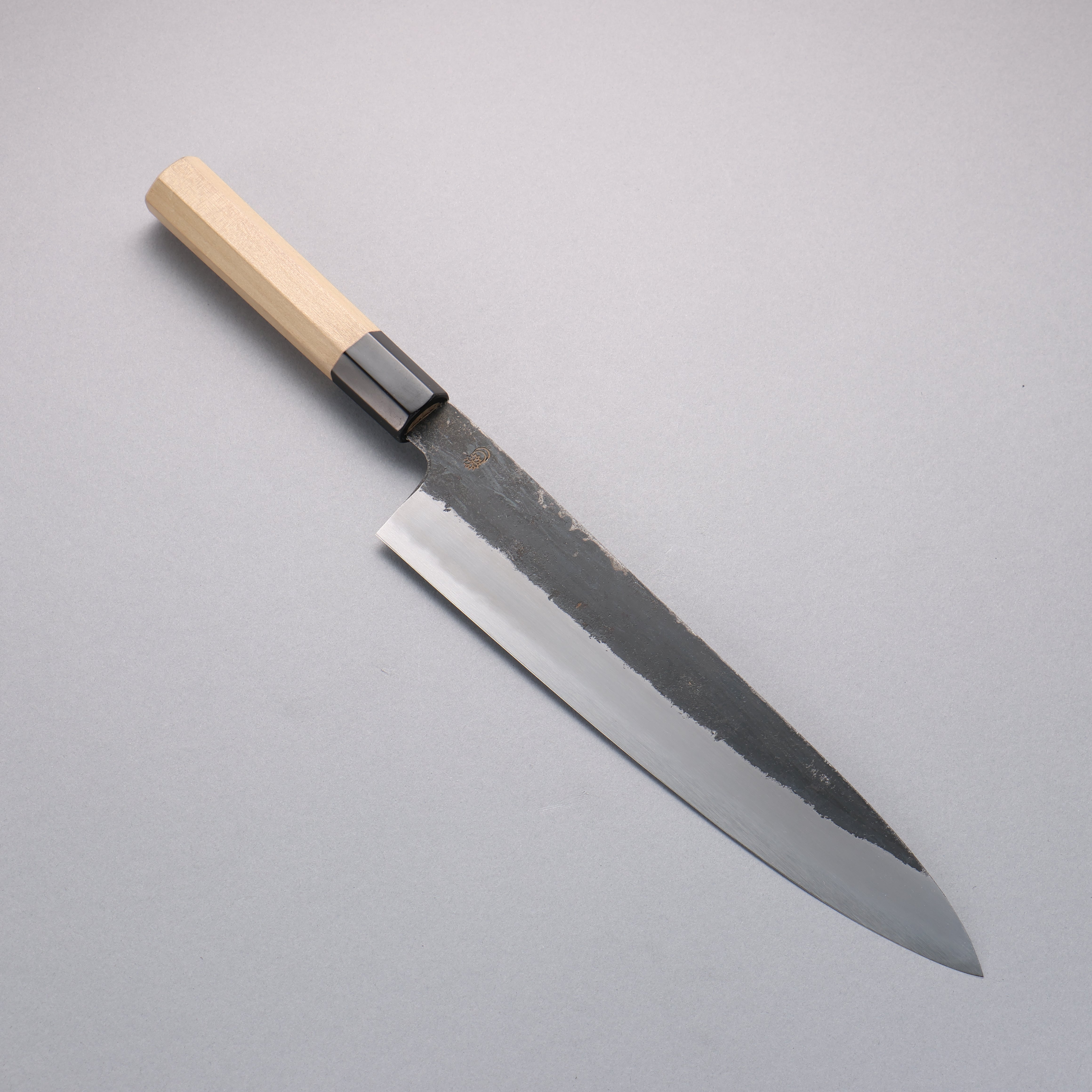 Kikuzuki White Steel No.2 Black Finished Gyuto 270mm Magnolia Handle - Seisuke Knife