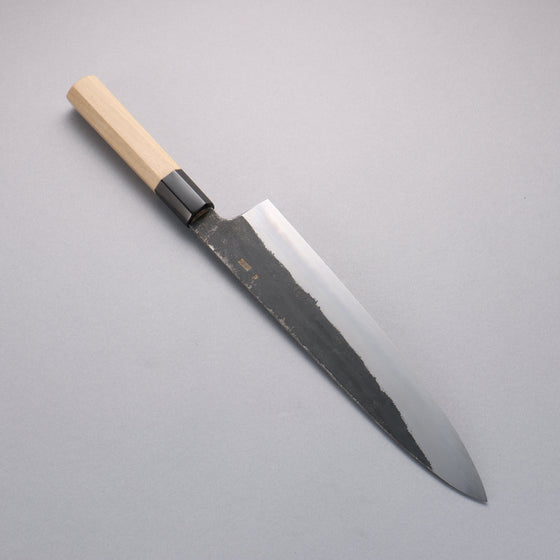 Kikuzuki White Steel No.2 Black Finished Gyuto 270mm Magnolia Handle - Seisuke Knife