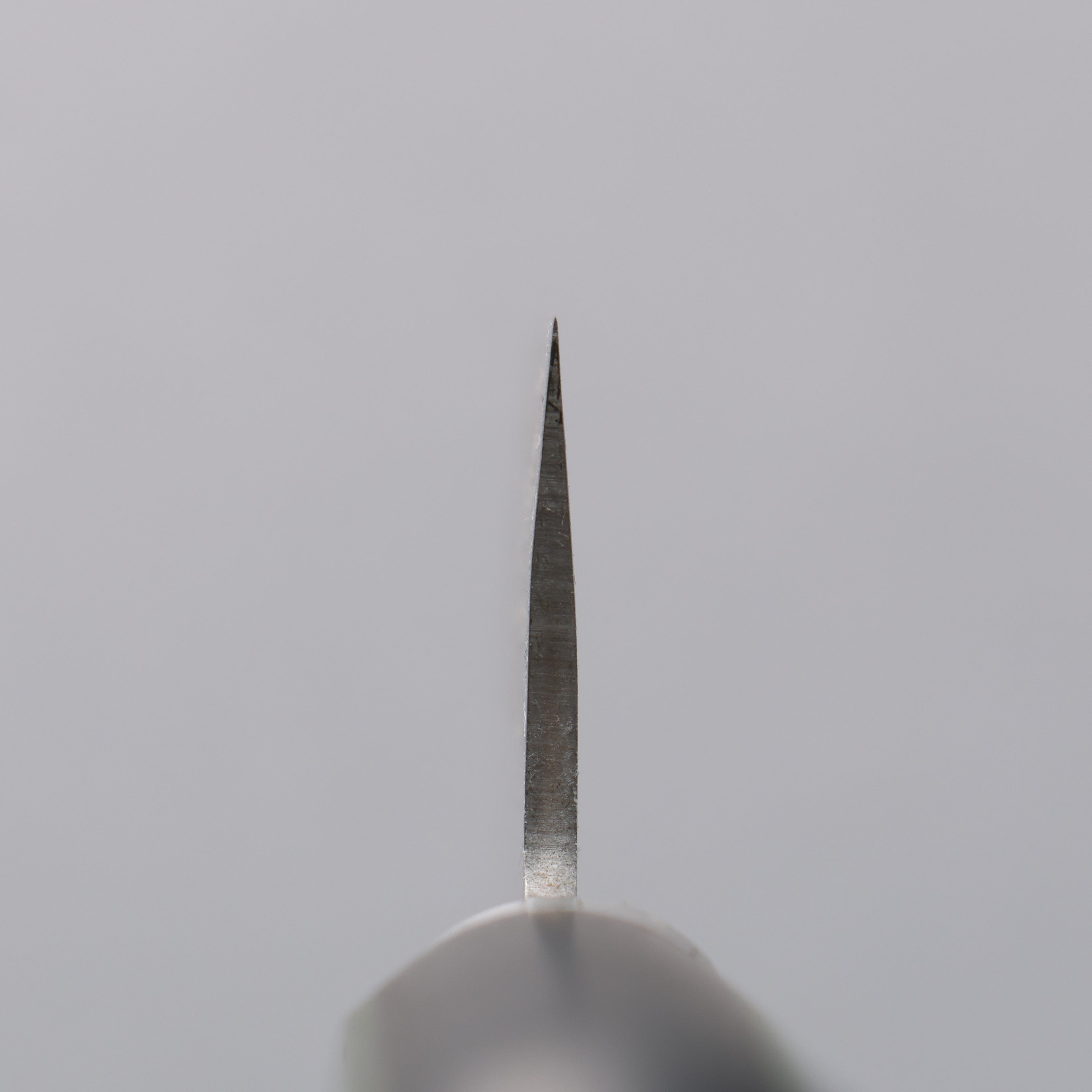 Sakai Kikumori Blue Steel No.1 Small Santoku 140mm Green Pakkawood Han