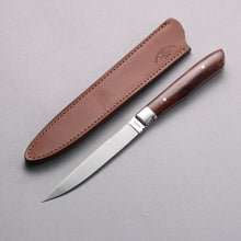  Moki Knife AUS8 Steak  75mm Ironwood Handle with Sheath - Seisuke Knife