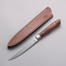  Moki Knife AUS8 Steak  75mm Chinese Quince Handle with Sheath - Seisuke Knife