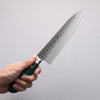 Sakai Takayuki VG10 17 Layer Damascus Gyuto 180mm with Green Pakkawood Handle - Seisuke Knife