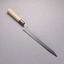  Kikuzuki White Steel No.2 Nashiji Yanagiba 240mm Magnolia Handle - Seisuke Knife