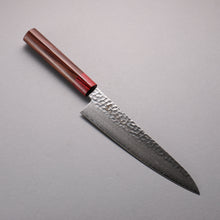  Sakai Takayuki VG10 33 Layer Hammered Damascus Gyuto  210mm Rosewood (ferrule: Red Pakka wood) Handle - Seisuke Knife