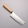 Seisuke Silver Steel No.3 Migaki Finished Nakiri 165mm White Oak Handle - Seisuke Knife - Slide 1