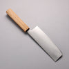 Seisuke Silver Steel No.3 Migaki Finished Nakiri 165mm White Oak Handle - Seisuke Knife - Slide 2