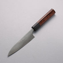  Nao Yamamoto SG2 Damascus Migaki Finished Petty-Utility  120mm Rosewood (Ferrule: Black Pakka Wood) Handle - Seisuke Knife