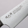 Kajin ZDP189 Damascus Migaki Finished Santoku  165mm Abalone Inlay Handle - Seisuke Knife