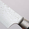 Kajin ZDP189 Damascus Migaki Finished Santoku  165mm Abalone Inlay Handle - Seisuke Knife