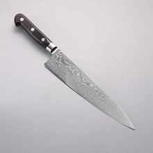  Ryusen Bonten Unryu VG10 63 Layer Damascus Gyuto  240mm Black Pakka wood Handle - Seisuke Knife