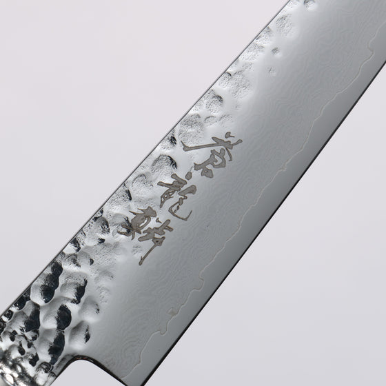 Ryusen Souryurin VG10w 67 Layer Damascus Hammered Kiritsuke Petty-Utility  135mm Polyurethane Handle - Seisuke Knife