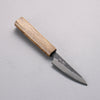 Oul Blue Super Black Nashiji Petty-Utility  80mm Oak Handle - Seisuke Knife - Slide 7