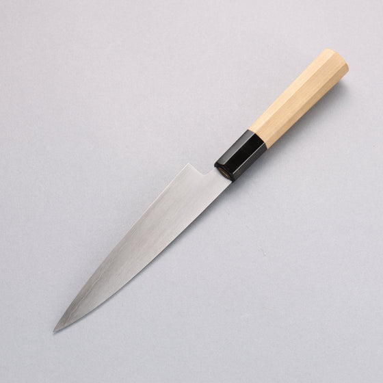 Minamoto Akitada Silver Steel No.3 Kasumitogi Petty-Utility 150mm Magnolia Handle - Seisuke Knife