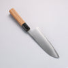 Yu Kurosaki Blue Super Migaki Polish Finish Santoku  165mm Teak (ferrule: Black Water Buffalo Horn) Handle - Seisuke Knife