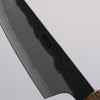 Oul Blue Super Black Nashiji Petty-Utility  80mm Oak Handle - Seisuke Knife - Slide 10