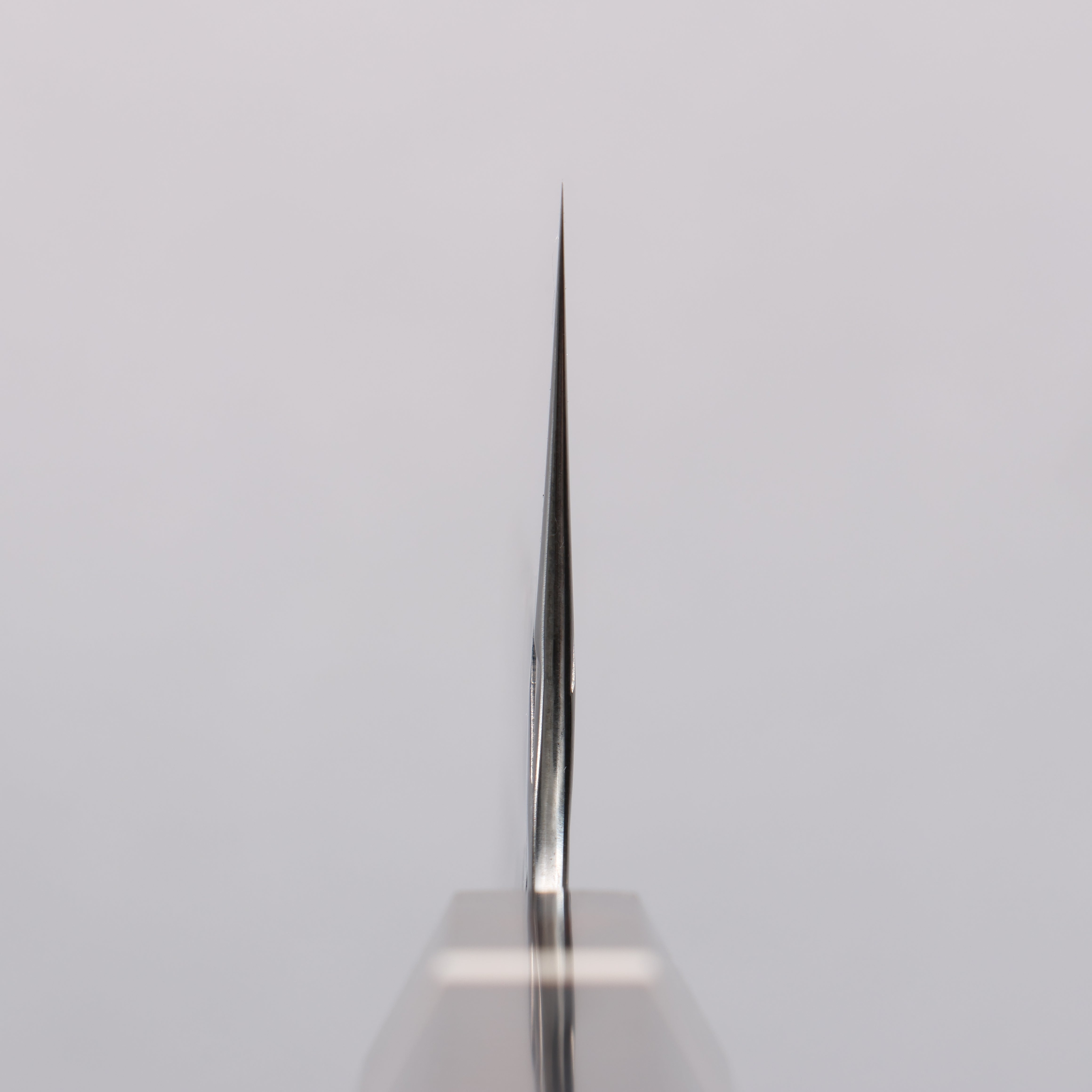 Yoshimi Kato SPG STRIX V-Hammered Nakiri 165mm Ebony Wood & White Ring Handle - Seisuke Knife