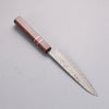 Yoshimi Kato SG2 Black Damascus Petty-Utility  150mm Rosewood (Red Turquoise Ring) Handle - Seisuke Knife - Slide 2