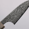 Yoshimi Kato VG10 Black Damascus Paring  60mm Western style (blue) Handle - Seisuke Knife - Slide 3