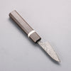 Yoshimi Kato VG10 Black Damascus Paring  65mm Sandalwood with White Ring Handle - Seisuke Knife - Slide 2