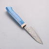 Yoshimi Kato VG10 Black Damascus Paring  90mm Western style (blue) Handle - Seisuke Knife - Slide 2