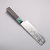 Seisuke AUS10 Mirror Crossed Usuba 160mm Black Pakka wood(ferrule: Green Pakka wood) Handle - Seisuke Knife - Slide 2