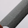 Yoshimi Kato SG2 Damascus Migaki Finished Sujihiki  270mm Ebony (ferrule: Orange Resin) Handle - Seisuke Knife - Slide 3