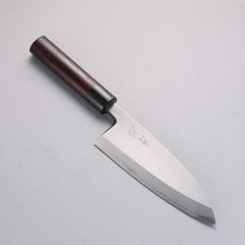  Seisuke Blue Steel Kasumitogi Deba 165mm Rosewood Handle - Seisuke Knife