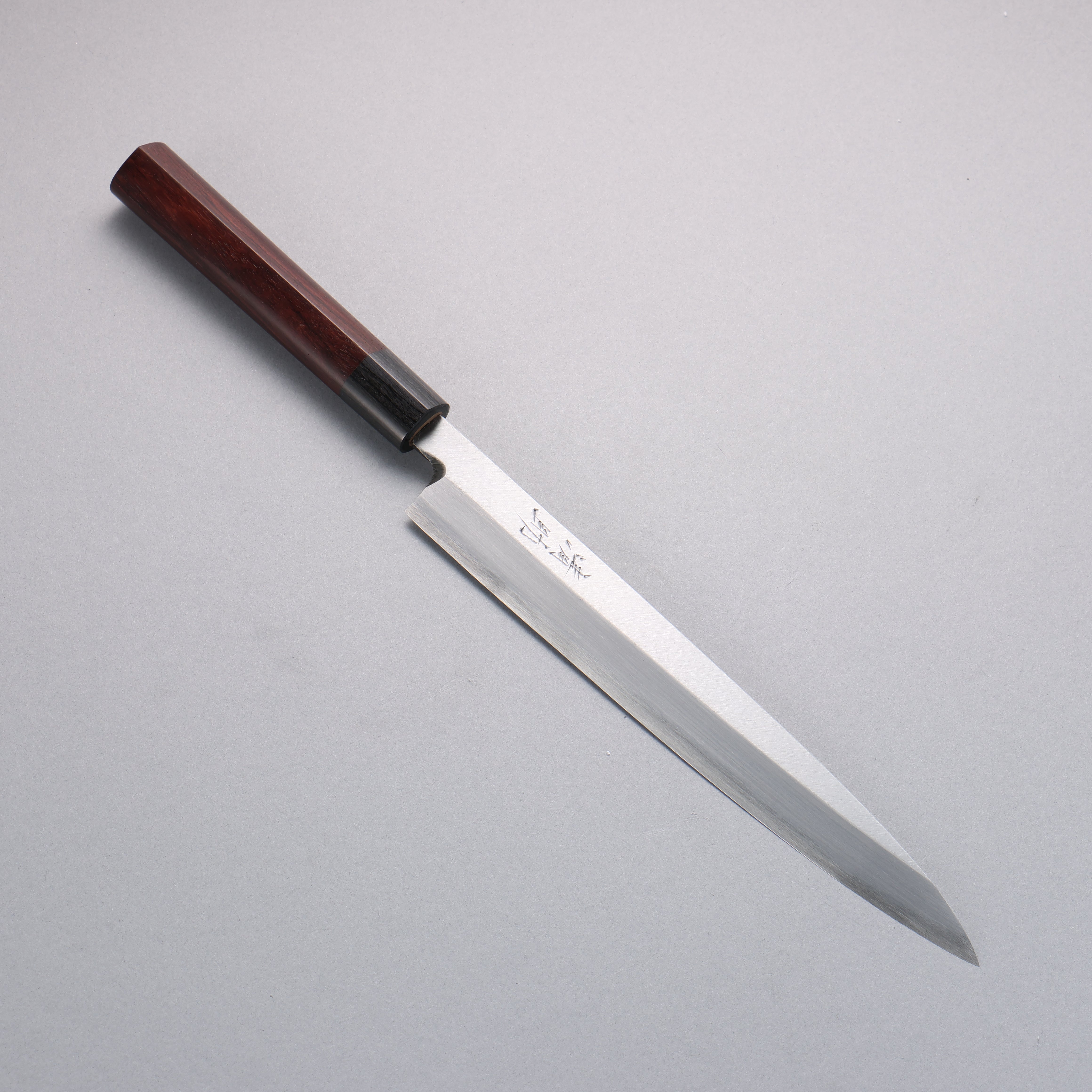 Seisuke White Steel Kasumitogi Yanagiba 240mm Rosewood Handle - Seisuke Knife