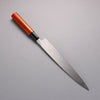 Sakai Takayuki Shikisai Hikari INOX Yanagiba with Orange Lacquered Handle & Sheath - Seisuke Knife - Slide 14