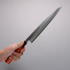 Sakai Takayuki Shikisai Hikari INOX Yanagiba with Orange Lacquered Handle & Sheath - Seisuke Knife - Slide 16