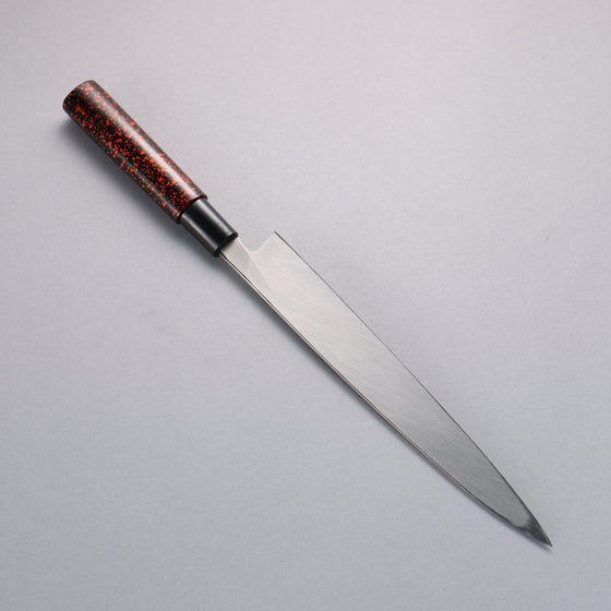 Sakai Takayuki INOX Kincha Lacquered Yangiba Japanese Chef Knife With Saya - Seisuke Knife