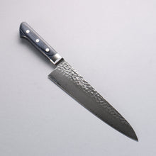  Seisuke VG10 33 Layer Hammered Damascus Gyuto  210mm Navy blue Pakka wood Handle - Seisuke Knife