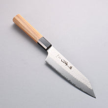  Sakai Takayuki VG5 Hammered Bunka  170mm Magnolia  (Ferrule: Black Plastic) Handle Kataoka - Seisuke Knife