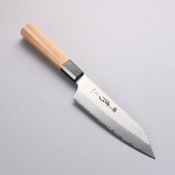 Sakai Takayuki VG5 Hammered Bunka  170mm Magnolia  (Ferrule: Black Plastic) Handle Kataoka - Seisuke Knife