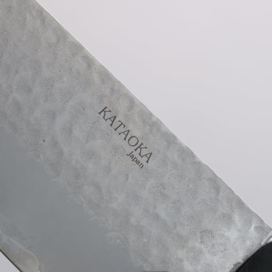 Sakai Takayuki VG5 Hammered Bunka  170mm Magnolia  (Ferrule: Black Plastic) Handle Kataoka - Seisuke Knife