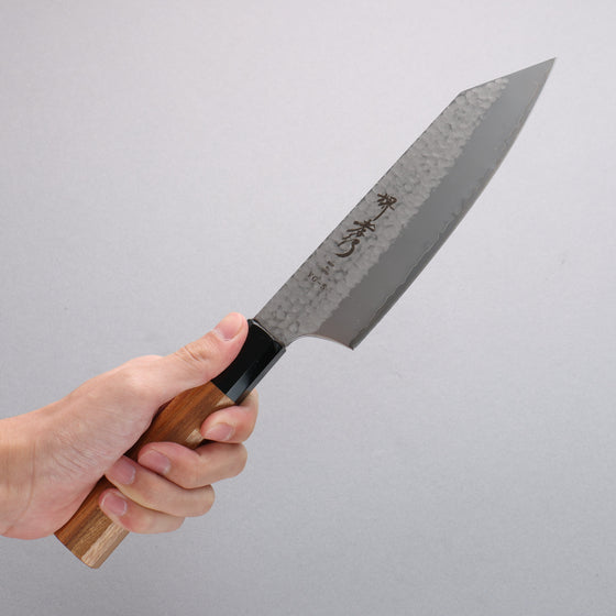 Sakai Takayuki VG5 Hammered Bunka  170mm Magnolia  (Ferrule: Black Plastic) Handle Kataoka - Seisuke Knife