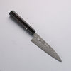 Takeshi Saji SG2 Black Damascus Petty-Utility  130mm Ebony Wood Handle - Seisuke Knife - Slide 1