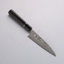  Takeshi Saji SG2 Black Damascus Petty-Utility  130mm Ebony Wood Handle - Seisuke Knife