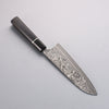 Takeshi Saji SG2 Black Damascus Santoku  180mm Ebony Wood Handle - Seisuke Knife - Slide 2