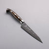 Yu Kurosaki Fujin SG2 Hammered Damascus Kiritsuke Petty-Utility  130mm Brown Black Acrylic Handle - Seisuke Knife - Slide 1