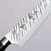 Yu Kurosaki Fujin SG2 Hammered Damascus Kiritsuke Petty-Utility  150mm Brown Black Acrylic Handle - Seisuke Knife - Slide 3