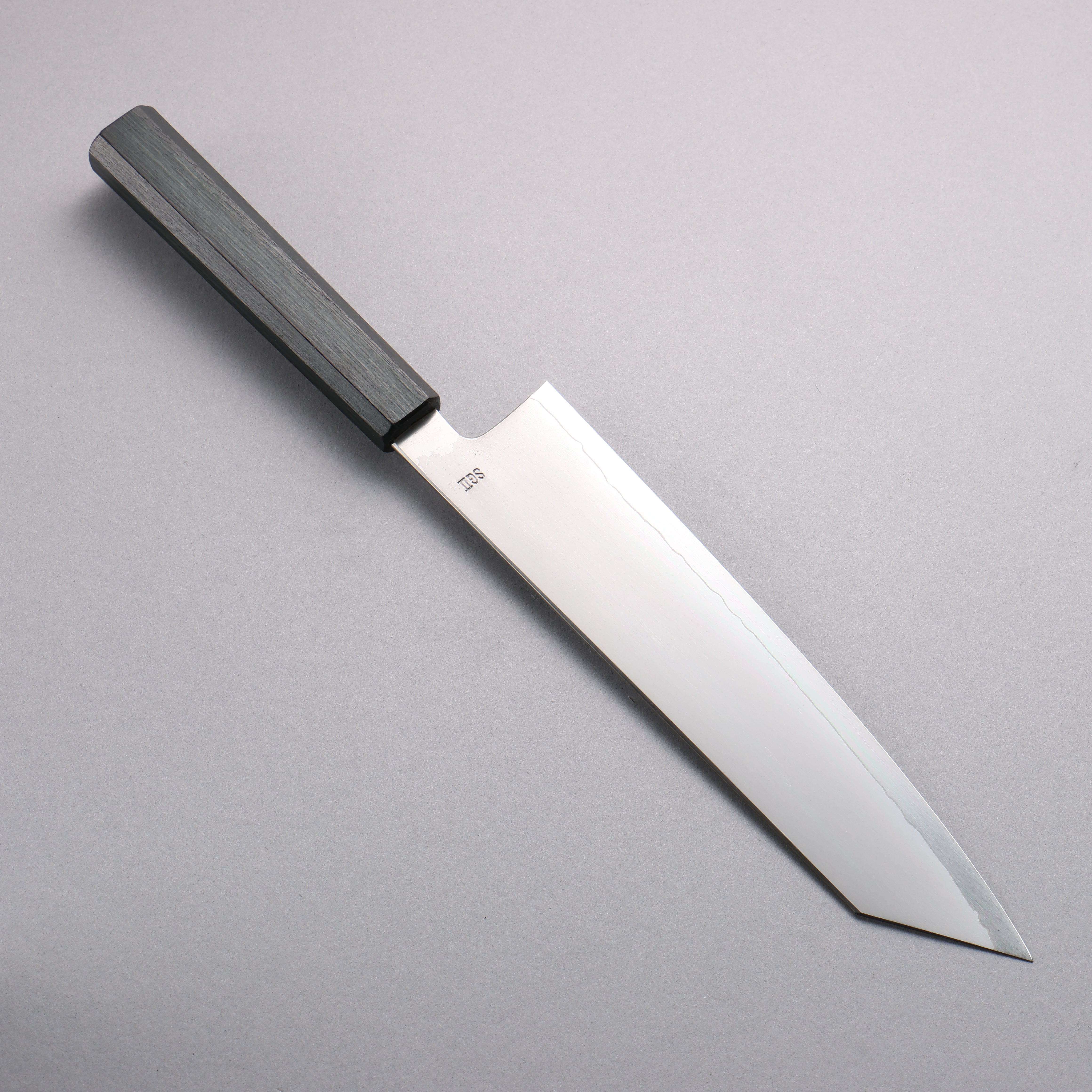 Naohito Myojin SG2 Kasumitogi Kiritsuke Gyuto 240mm Indigo Dyed Oak Handle - Seisuke Knife