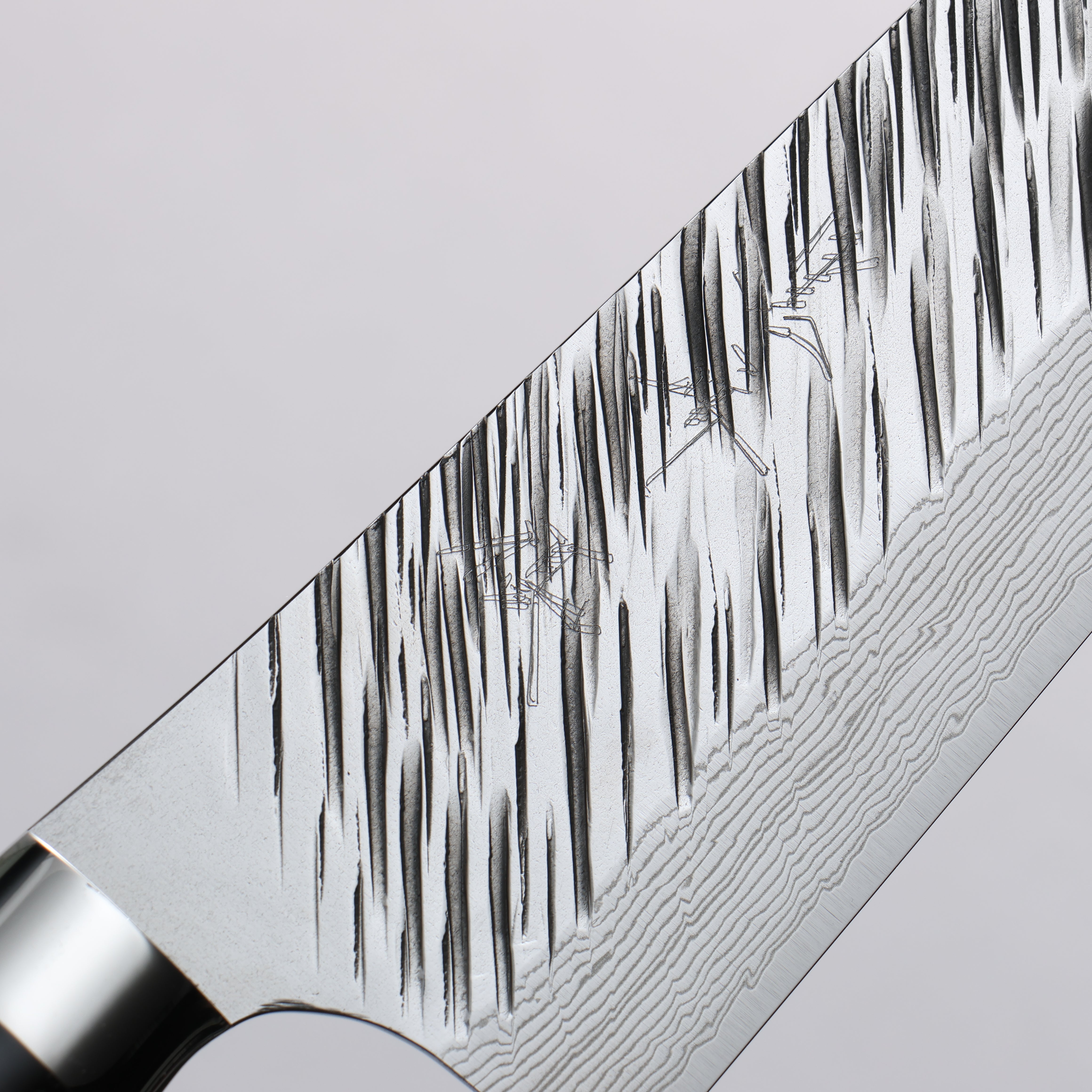 Yu Kurosaki Fujin SG2 Hammered Damascus Kiritsuke Gyuto 210mm Brown Bl