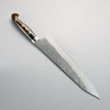 Yu Kurosaki Fujin SG2 Hammered Damascus Kiritsuke Gyuto 270mm Brown Black Acrylic Handle - Seisuke Knife - Slide 2