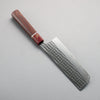 Yu Kurosaki Senko Ei SG2 Hammered Nakiri  165mm Rosewood (Ferrule: Red Turquoise) Handle - Seisuke Knife - Slide 2