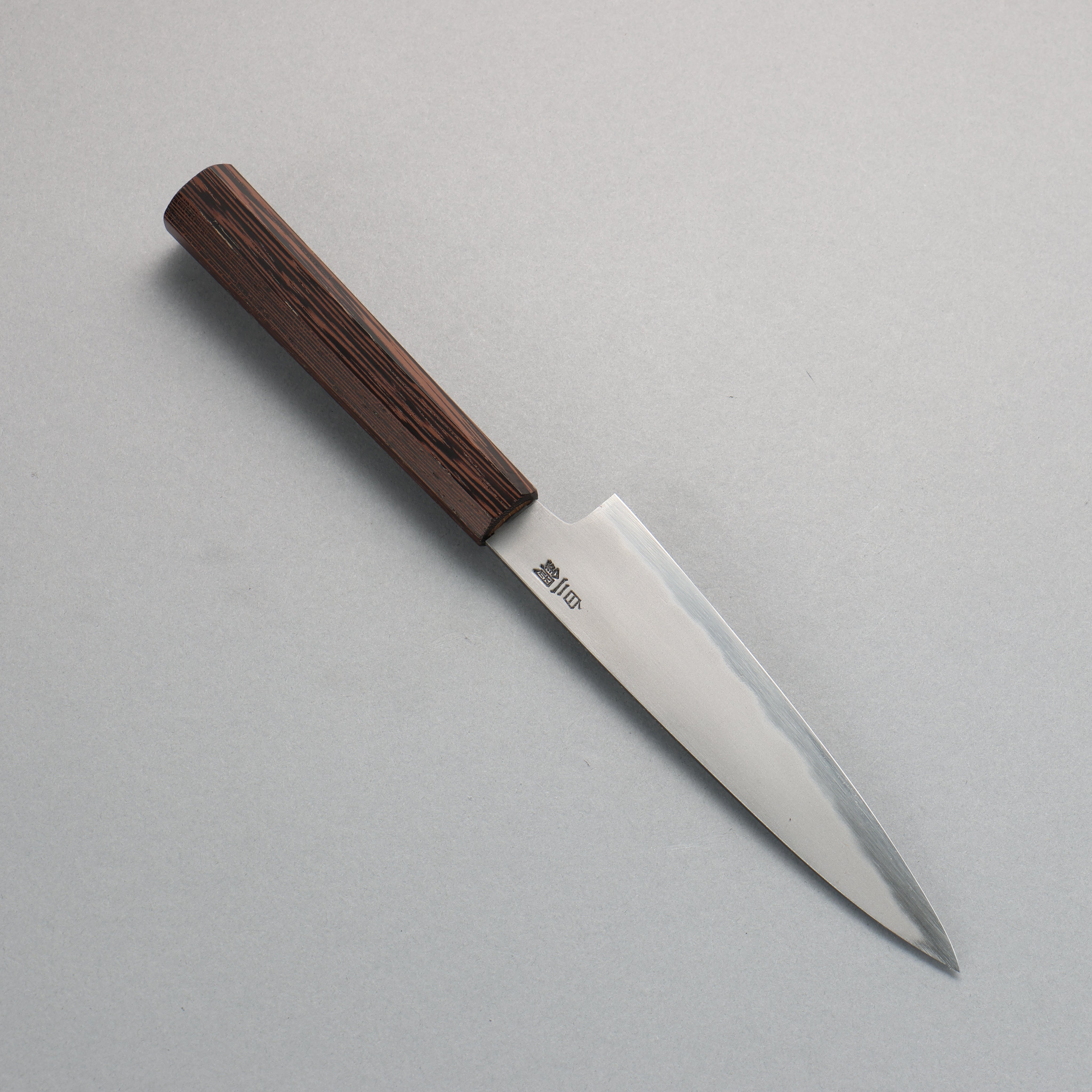 Sakai Takayuki Sanpou White Steel No.2 Matte Petty-Utility  150mm Wenge Handle - Seisuke Knife