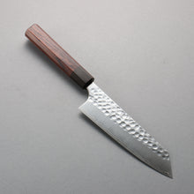  Yoshimi Kato SG2 Hammered(Maru) Bunka  170mm Rosewood (Ferrule: Ebony) Handle - Seisuke Knife