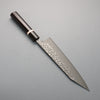 Yoshimi Kato SG2 Black Damascus Kiritsuke Gyuto  240mm Ebony (White Ring) Handle - Seisuke Knife - Slide 2