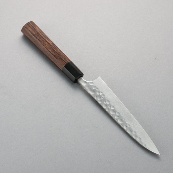 Yoshimi Kato SG2 Hammered(Maru) Petty-Utility  150mm Wenge Handle - Seisuke Knife