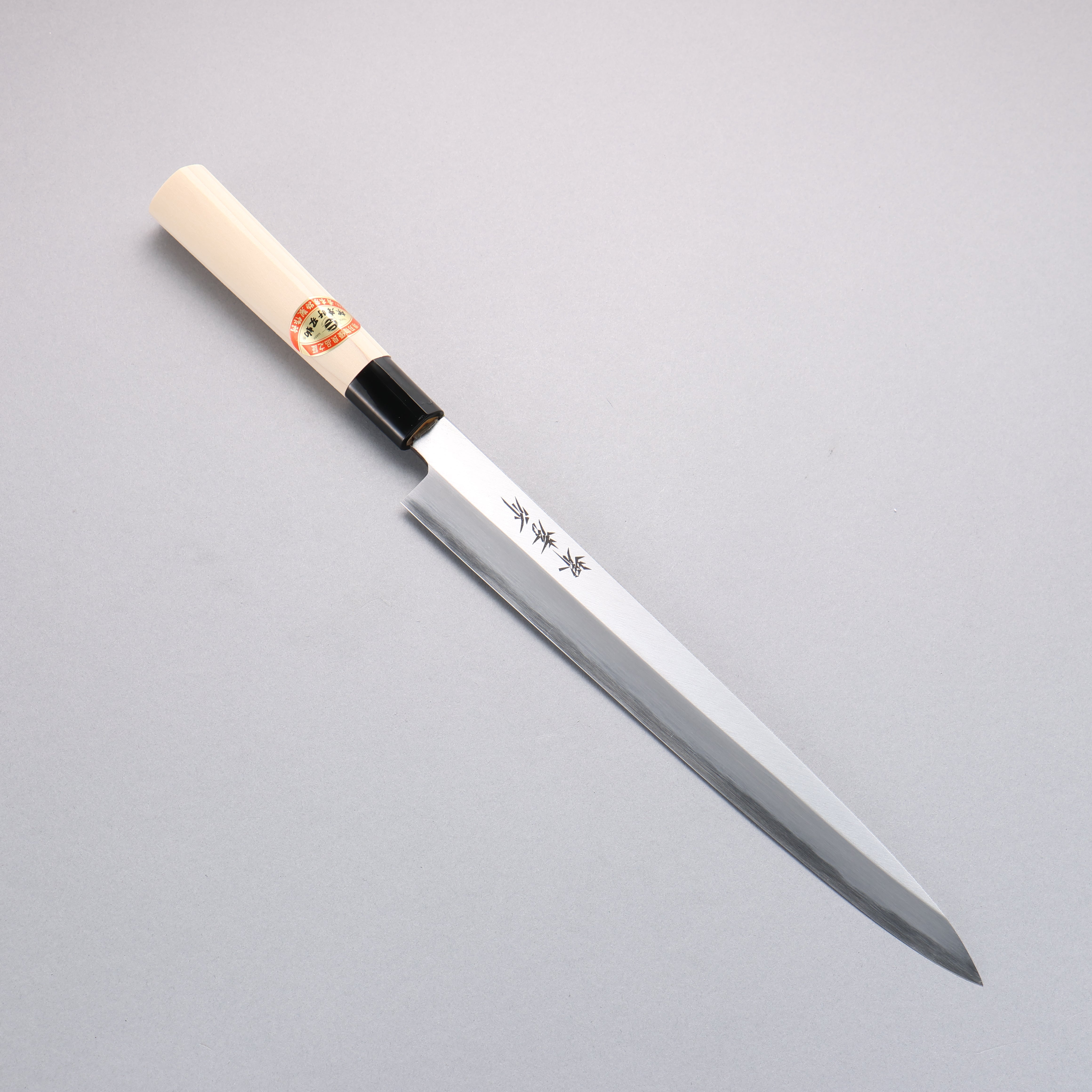 Sakai Takayuki Kasumi White Steel Yanagiba Magnolia Handle